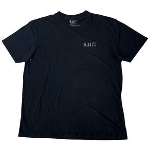 5.11 Tactical Thin Blue Line Texas Tee Size XL Black Short Sleeve Police TX